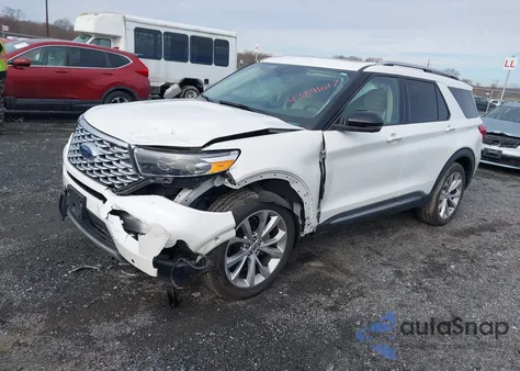 2021 Ford Explorer Platinum z USA, uszkodzony, nr VIN 1FM5K8HC0MGA92622